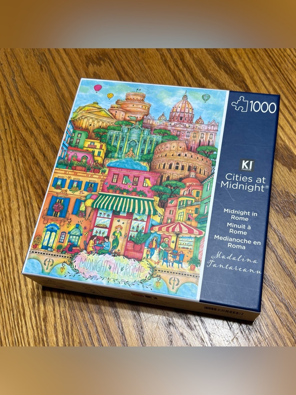 KI Puzzles Cities at Midnight: Midnight in Rome 1000-Piece Puzzle